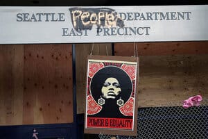This is a thumbnail for the post ‘History in the making’? Seattle protest zone prompts rethink on policing.