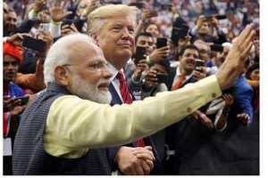 This is a thumbnail for the post From vision to spectacle – the optics of Trump’s trip to India