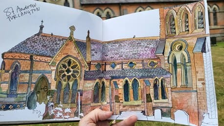 British Illustrator Is Drawing All 300 Churches in Her Diocese